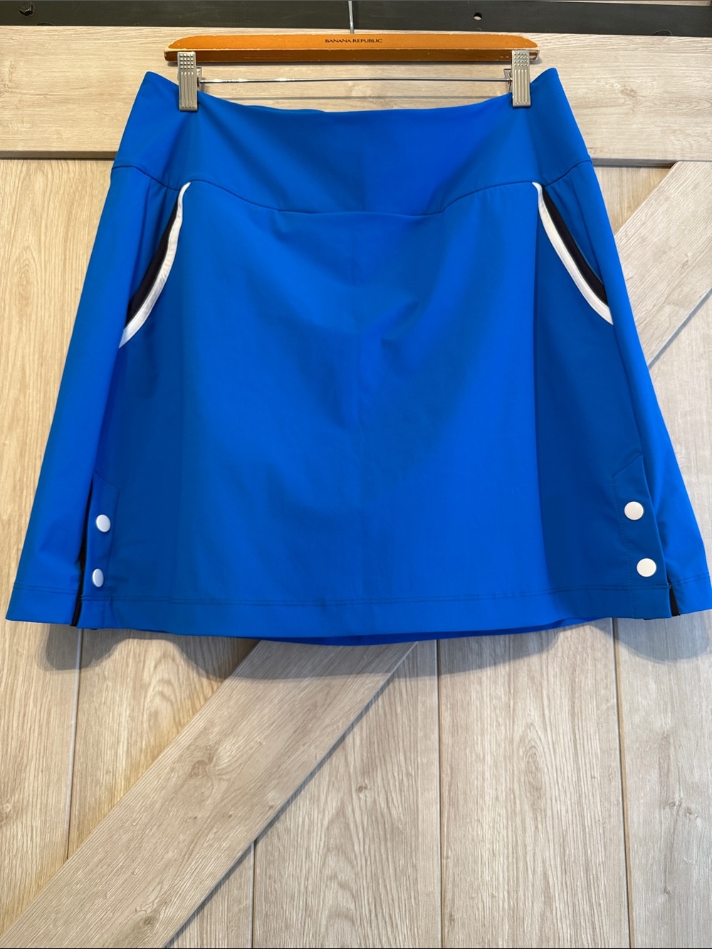 Kinona Royal Blue Athletic Skort with White Trim